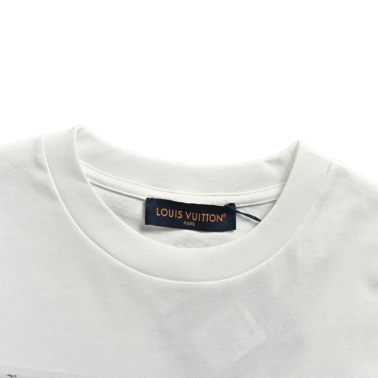 Louis Vuitton/Louis Vuitton oil painting graffiti printed short sleeves